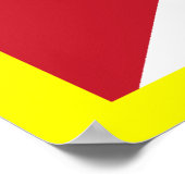 Poster Drapeau du Tibet (Coin)