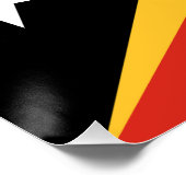 Poster Drapeau du Timor oriental (Coin)