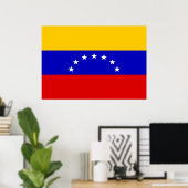 Poster Drapeau du Venezuela (Bureau à domicile)