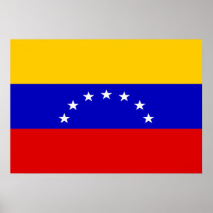 Poster Drapeau du Venezuela