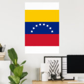 Poster Drapeau du Venezuela (Bureau à domicile)