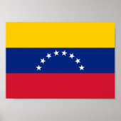 Poster Drapeau du Venezuela (Devant)