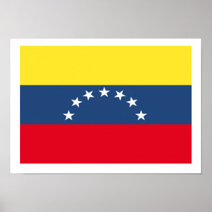 Poster Drapeau du Venezuela