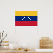 Poster Drapeau du Venezuela (Cuisine)