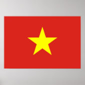 Poster Drapeau du Vietnam (Devant)