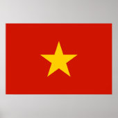 Poster Drapeau du Vietnam (Devant)