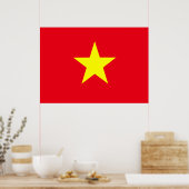 Poster Drapeau du Vietnam (Cuisine)