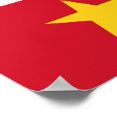 Poster Drapeau du Vietnam (Coin)