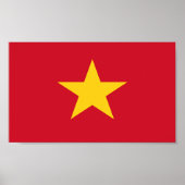 Poster Drapeau du Vietnam (Devant)