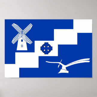 Poster Drapeau du village de Saling