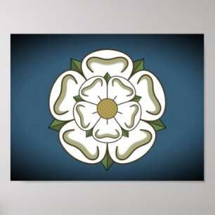 Poster Drapeau du Yorkshire (Royaume-Uni)