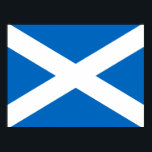 Poster Drapeau écossais<br><div class="desc">Cadeau basé sur le drapeau écossais.</div>