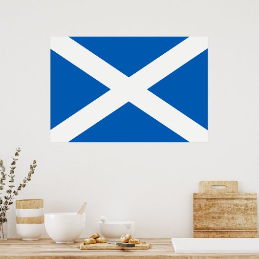 Poster Drapeau écossais (Cuisine)