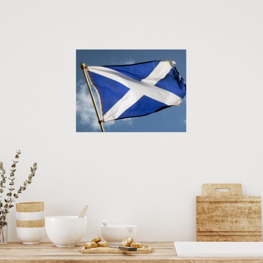 Poster drapeau écossais (Cuisine)