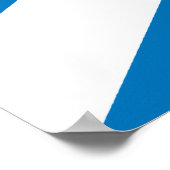 Poster Drapeau écossais (Coin)