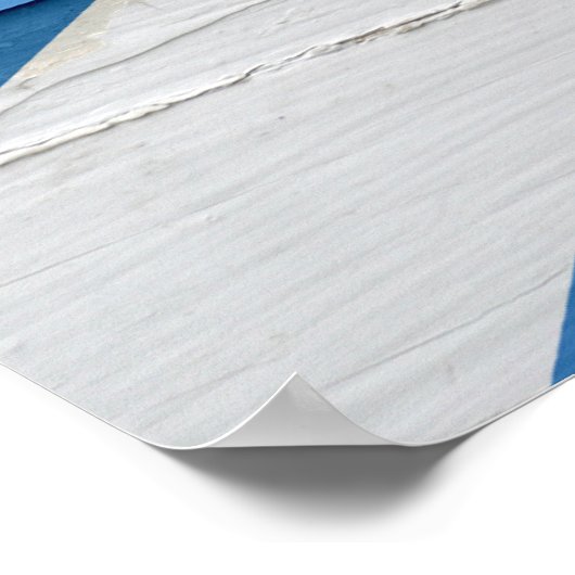 Poster Drapeau écossais Patiné (Coin)