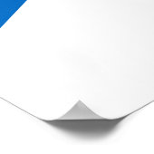 Poster Drapeau écossais Saltire (Coin)