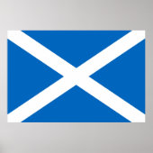 Poster Drapeau écossais Saltire (Devant)
