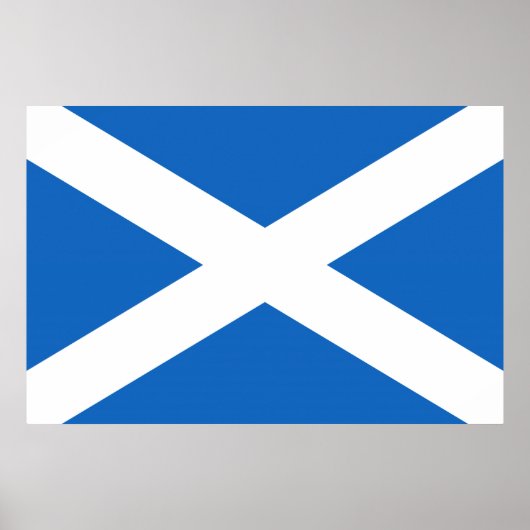 Poster Drapeau Écosse (Devant)