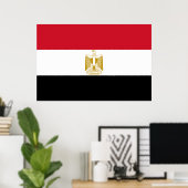 Poster Drapeau Égypte (Bureau à domicile)
