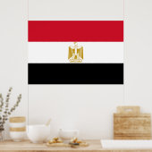 Poster Drapeau Égypte (Cuisine)