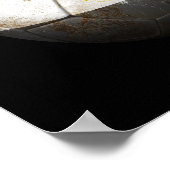 Poster Drapeau égyptien porté balle de football (Coin)