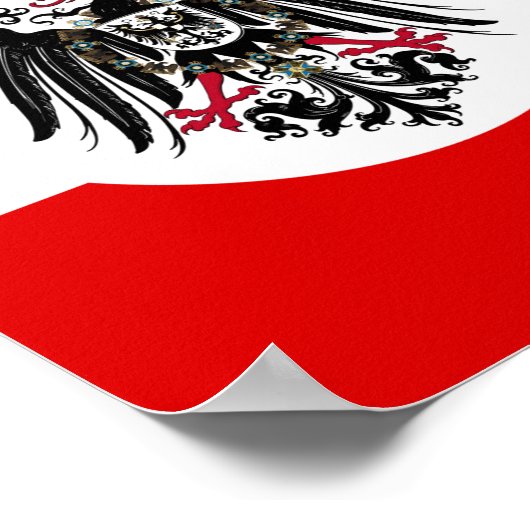 Poster Drapeau Empire allemand (Coin)