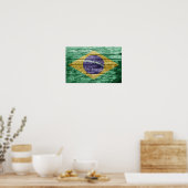 Poster Drapeau en bois (Cuisine)