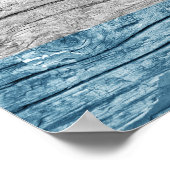 Poster Drapeau en bois d'Argentine (Coin)