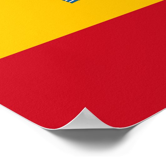 Poster Drapeau espagnol (Coin)
