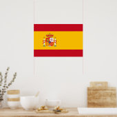 Poster Drapeau espagnol (Cuisine)