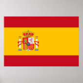 Poster Drapeau espagnol (Devant)
