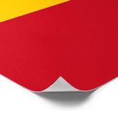 Poster Drapeau espagnol (Coin)