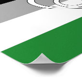Poster Drapeau et symbole de fierté androphile (Coin)