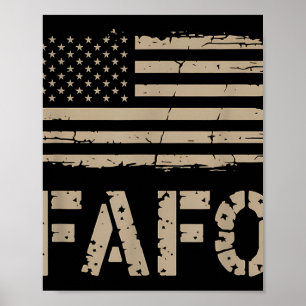 Poster Drapeau Fafo