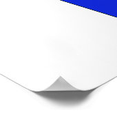 Poster Drapeau finlandais (Coin)