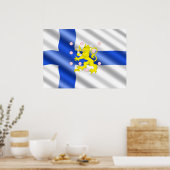 Poster Drapeau finlandais (Cuisine)