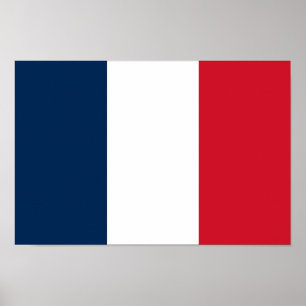 Poster Drapeau français