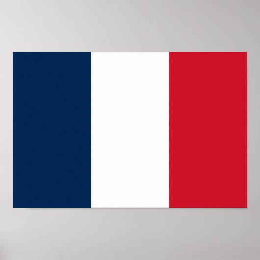 Poster Drapeau français (Devant)