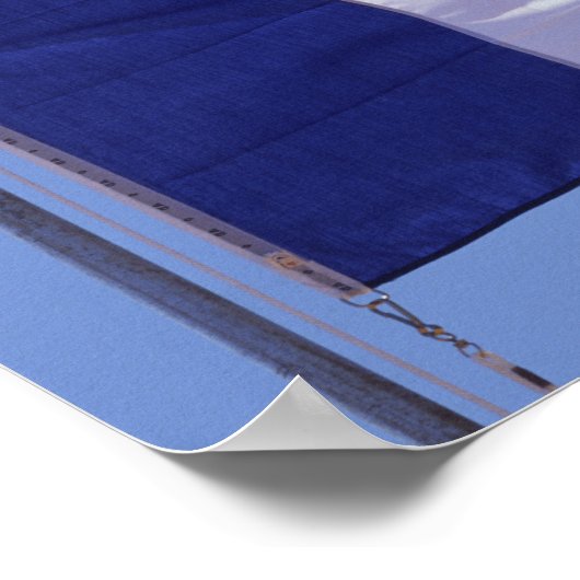 Poster drapeau français (Coin)