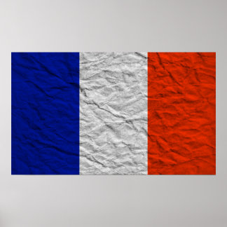 Poster drapeau français