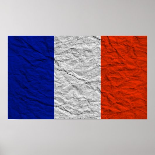 Poster drapeau français (Devant)
