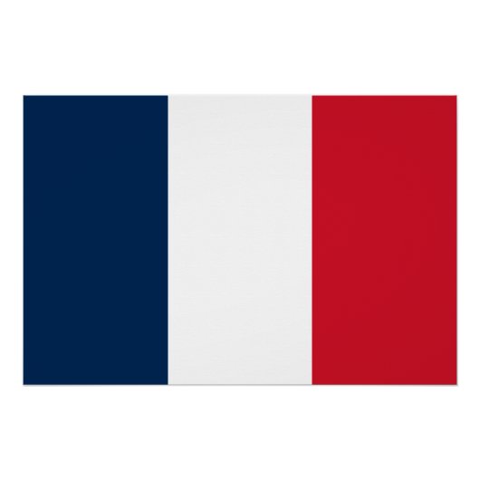 Poster Drapeau Français (Devant)
