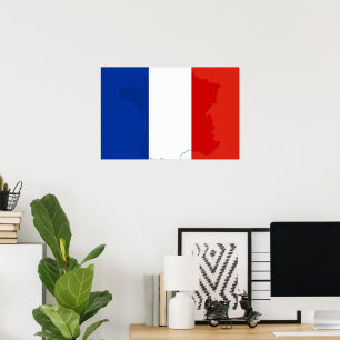 Poster drapeau français