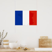 Poster drapeau français (Cuisine)