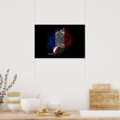 Poster Drapeau français (Cuisine)