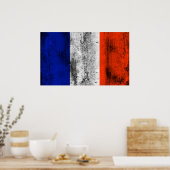 Poster drapeau français (Cuisine)