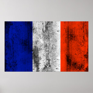 Poster drapeau français