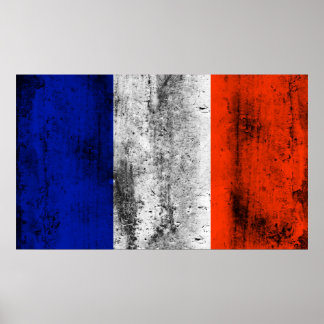 Poster drapeau français