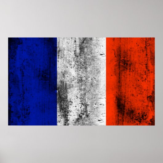 Poster drapeau français (Devant)